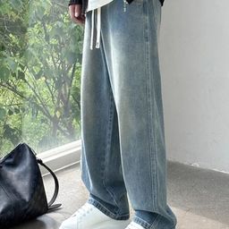 HERE&NOW Men Low Distress Heavy Fade Jeans-picture-39