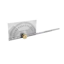 Buyohlic International Square Head Depth Cum Degree Protractor With Locking Screw and 0 to 180° Measurement Range, II-GX6Q-BEWW image 3