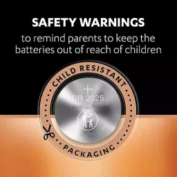 VICTOR PRO Victor Pro 3 V Lithium Coin Battery, CR2025 (Pack of 5) image 3