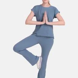 Wearjukebox Round Neck T-Shirt With Trousers Co-Ords image 4