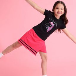 U.S. Polo Assn. Kids Girls Sequined Embellished Pure Cotton T-shirt-picture-39