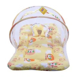 Fareto Infants Kids Printed Pure Cotton Foldable Baby Bed Set-picture-10