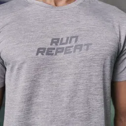Fit Monkey Men Typography Colourblocked Dri-FIT T-shirt image 2