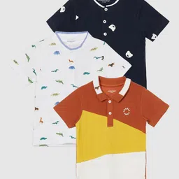 Juniors by Lifestyle Kids Pack of 3 Printed Tshirts-image-25