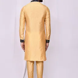 Arihant Rai Sinha Men Regular Pure Silk Kurta with Trousers image 2