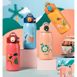 YAMAMA Hot and Cold Stainless Steel 304 Water Bottle 530 ML  Color May Vary-image-33
