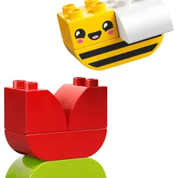 LEGO DUPLO My First Flower & Bee 3 in 1 Building Set Red 7 pieces-30686-image-2