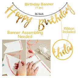 Bubble Trouble Birthday Banner Confetti Balloon with Led Light for Kids Decoration  Kit - Pack of 10 image 3