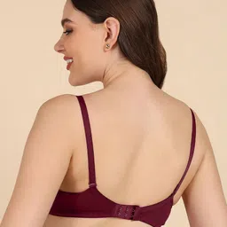 DressBerry Pack of 2 Solid Full Coverage Non Padded Non-Wired Regular T-shirt Cotton Bra image 2