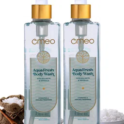 Omeo Set Of 2 Aqua Fresh Body Wash - 180ml Each image 1