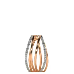 VALANOVA Women 14 Kt Rose Gold Lab Grown Pendant Diamond-image-22