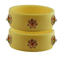 Vidhya Kangan Women Beige Bangle-picture-15