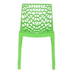 SUNPLAST Cafe Molded Web Plastic Armless Cafeteria Chair, Green-picture-24