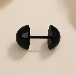 Adwitiya Collection Men Crochet Eye Shaped Studs-picture-11