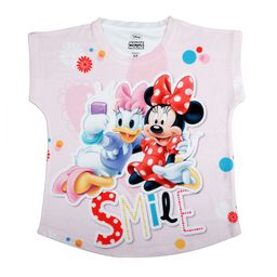 Disney by Wear Your Mind Girls Pink & White Printed Top-picture-23
