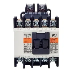 Fuji Electric Standard Electromagnetic Contactor without Case Cover, SC-5-1 Coil AC200V 2a image 1