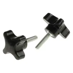 RS PRO Black 4-Arm Clamping Knob M6 Threaded Stud, 686610-picture-25