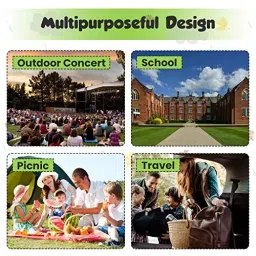 HACER Full Sleeves Adjustable Hood Random Color Aqua Raincoat for 13 to 14 Years Old Kids Size 42, EX-RC-42 image 5