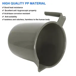 Kuber Industries Grey & Brown 4 piece Solid Plastic Bath Accessories Set image 5