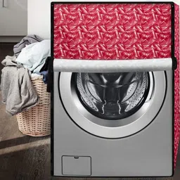 The Furnishing Tree Red PVC Washing Machine Covers-picture-14