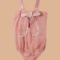 Greendeer Sleeveless Solid Onesie - Earthen Rose-image-0