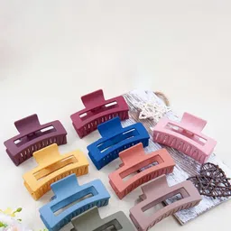 BEAUTY GIRLS Women Set of 6 Matt Finished Hair Claws Clip-picture-39