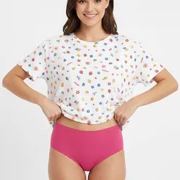 FiveFlag Pack Of 6 Combed Cotton Hipster Briefs image 2