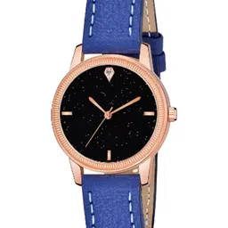 Miss Perfect Women Embellished Dial & Leather Bracelet Style Straps Analogue Watch LJ147-picture-39