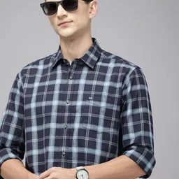 Arrow Sport Pure Cotton Manhattan Slim Fit Checked Casual Shirt-picture-39