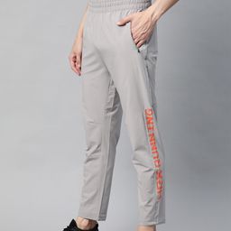 HRX by Hrithik Roshan Men Grey Solid Slim Fit Rapid-Dry Antimicrobial Running Track Pants-picture-30