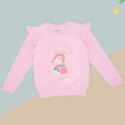 Pantaloons Junior Girls Printed Sweatshirt-image-25