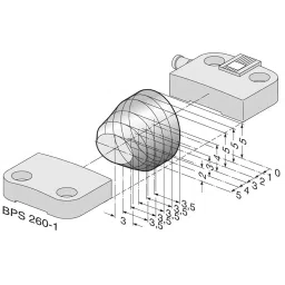 Schmersal 36x26x13 mm Magnetic Sensor Actuator, BPS260-1 image 3