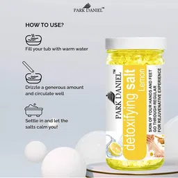 Park Daniel Set Of 3 Lemon Bath Salt For Relaxing & Smooth Skin - 200 g Each image 2