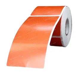 Tudko 50x100 mm 80 GSM 1 UP Self Adhesive Paper Label Orange (Pack of 2 Pcs) image 3