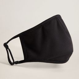 MANGO Women Black Solid 1 Ply Adjustable Hygienic Reusable Mask-picture-1