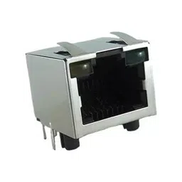 AMPHENOL COMMUNICATIONS SOLUTIONS MODULAR CONN, R/A JACK, 6P2C, 1PORT, TH, RJHSE-7367-picture-13
