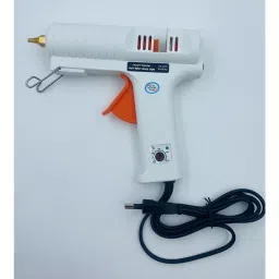 CRAFTYGUN 150 W Trigger Feed Hot Glue Gun White with 10 Stick, FD-150 W image 2