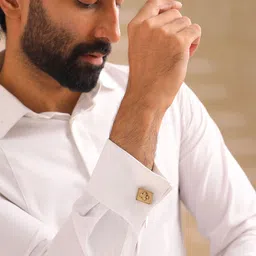 COSA NOSTRAA Men Engraved Quirky Cufflinks image 2