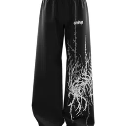 GENRAGE Printed Mid-Rise Baggy Trousers-picture-22