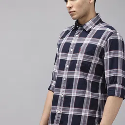 U.S. Polo Assn. Denim Co. Checked Pure Cotton Casual Shirt-image-75