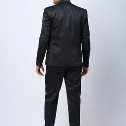 Aesthelia Cotton Single-Breasted Notched Lapel Three Piece Suits image 3