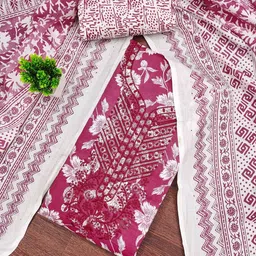 Maroosh Printed Pure Cotton Unstitched Dress Material-picture-18