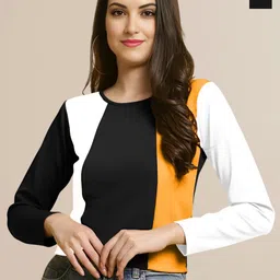 Mast & Harbour Pack Of 2 Colourblocked Top-picture-11