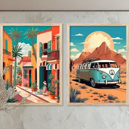 WALLLANE Brown Wood Wall Art image 5