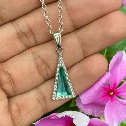 KALAFICIAL Stainless Steel Triangle Pendants with Chains-picture-28