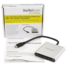StarTech.com 3 Port USB 3.0 External Multi Card Reader for Compact Flash Memory Cards, FCREADU3C image 2