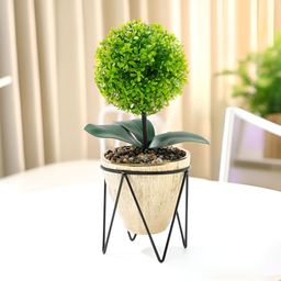 UMAI Green 1 Pieces Bonsai Artificial Plant With Pot-picture-37
