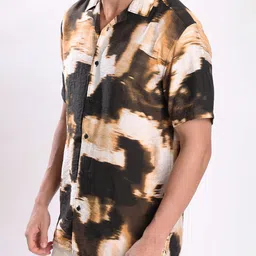 Bene Kleed Men Abstract Printed Casual Shirt image 4