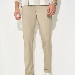 Peregrine by Pantaloons Men Slim Fit Mid-Rise Regular Trousers-image-21