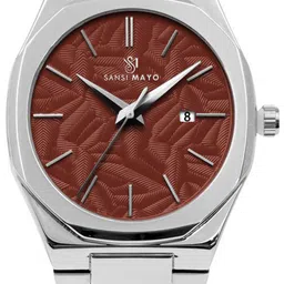 SANSIMAYO Ridox Unisex Dial & Stainless Steel Straps Analogue Watch SM-M-165-S-S-M image 3